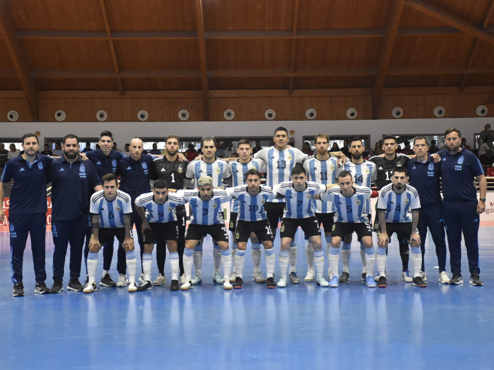 La Selección de Futsal empató con Marruecos en el arranque del Triangular que se realiza en Rabat