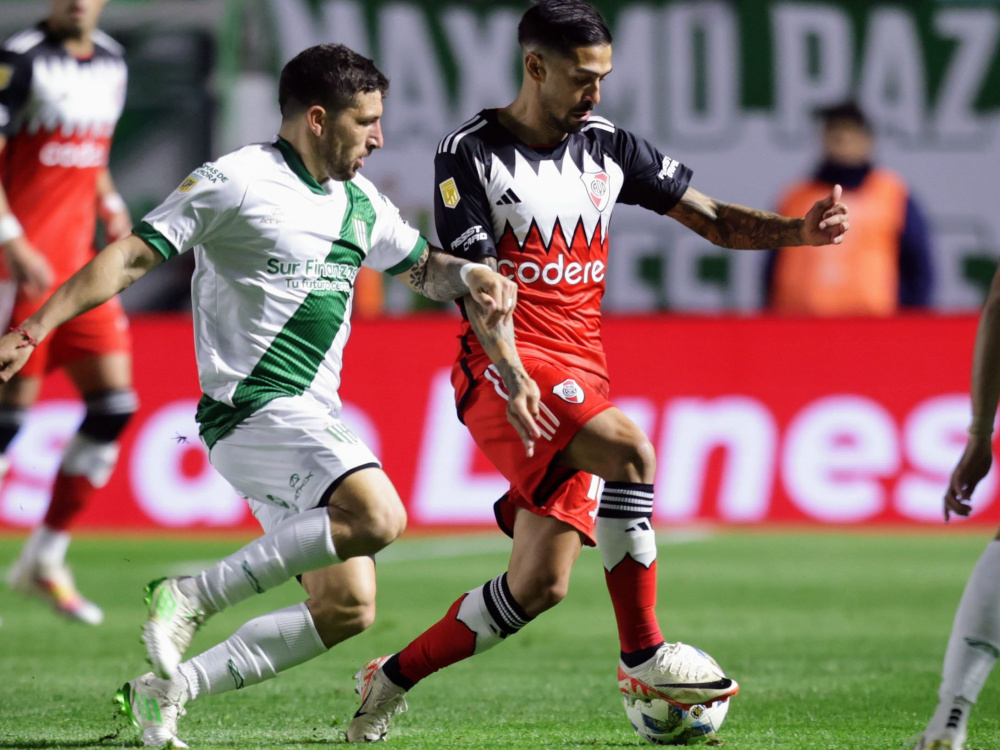 Banfield y River empataron 1-1 en el cierre de la jornada