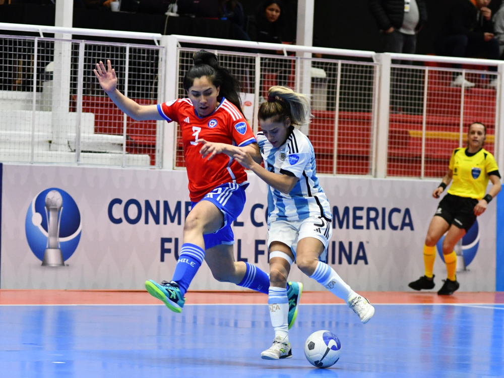 Argentina venció a Chile en la segunda jornada de la Copa América de Futsal Femenino
