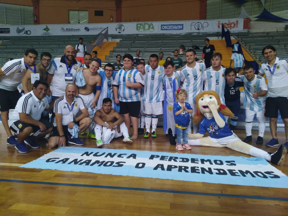 La Selección Argentina de Futsal Síndrome de Down derrotó a Chile