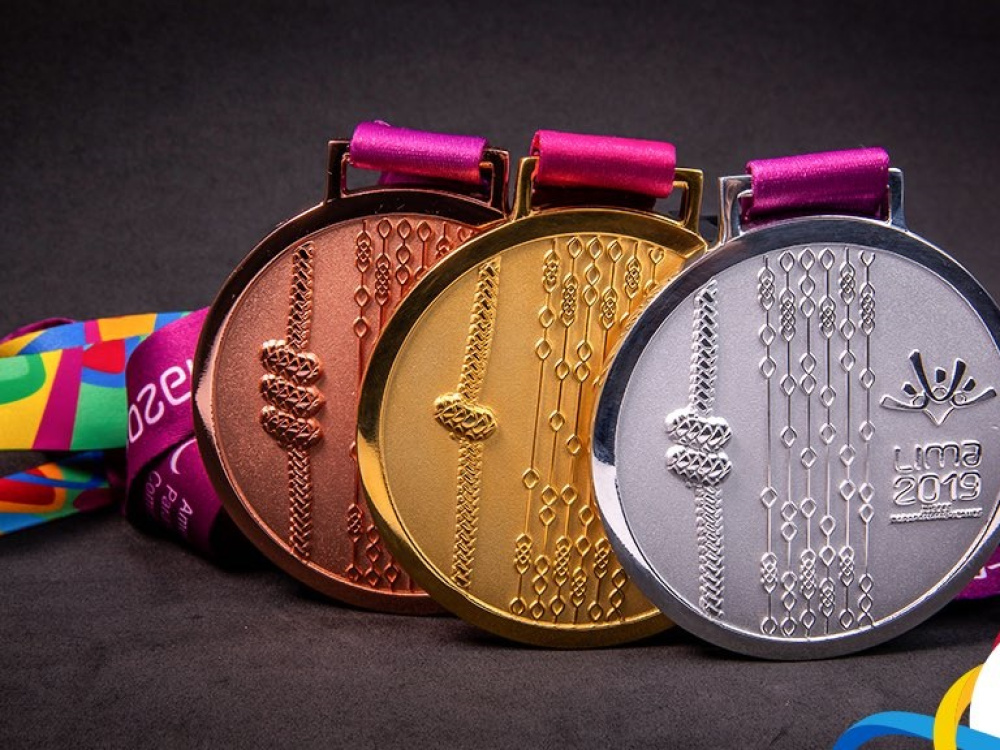Detalles de las medallas que se entregarán en los Juegos Panamericanos