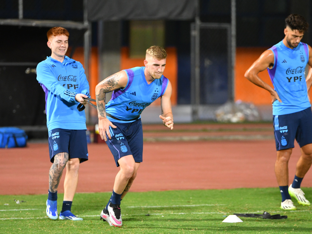 Primer entrenamiento de la Selección Sub 23 en Caracas