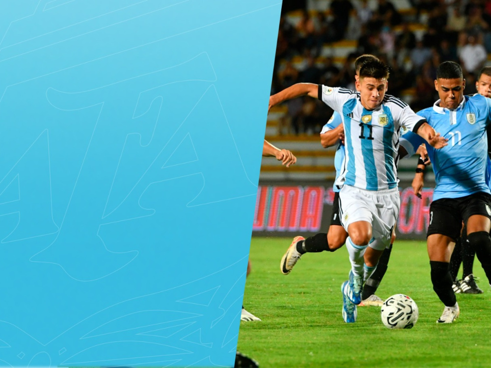 Argentina igualó 3-3 con Uruguay y se clasificó primera del Grupo B