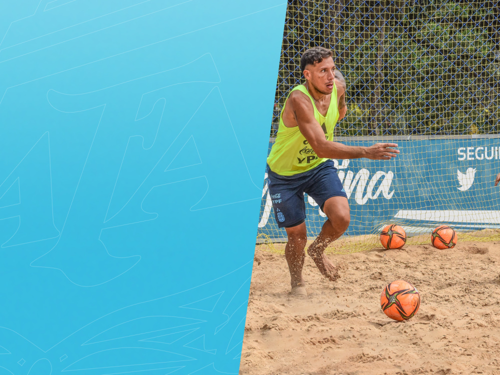 La Selección de fútbol playa comenzó su última semana de trabajo antes de viajar a Dubái