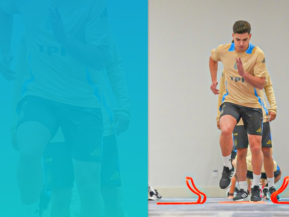 La Selección trabajó en uno de los salones del hotel donde se encuentra concentrada