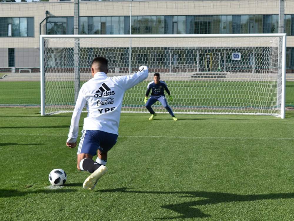 Primer entrenamiento en San Petersburgo