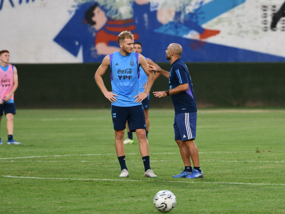 Último entrenamiento antes de enfrentar a Uruguay