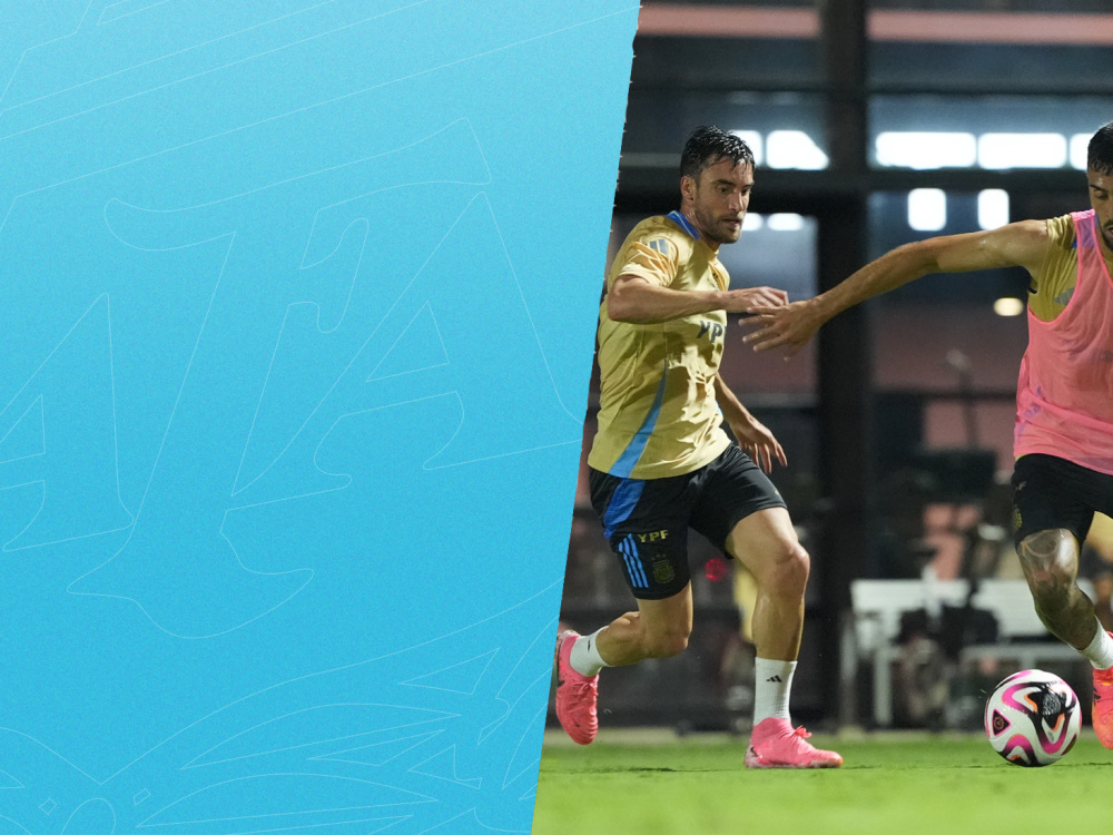 La Selección ya está en Miami y se entrenó de cara al partido ante Guatemala