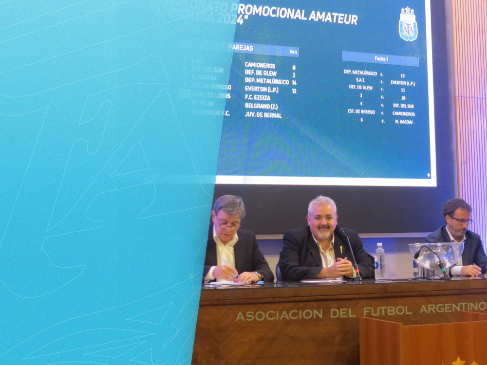 Se realizó el sorteo del fixture del Campeonato Promocional Amateur