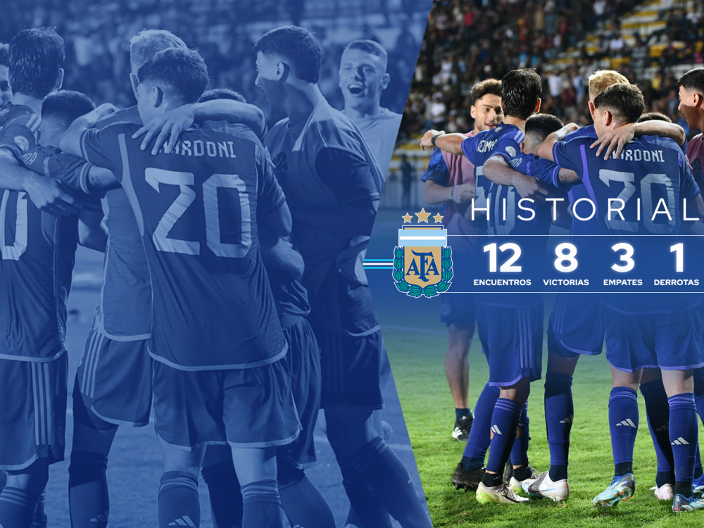 Historial favorable de la Selección Argentina Sub 23 en partidos ante Chile