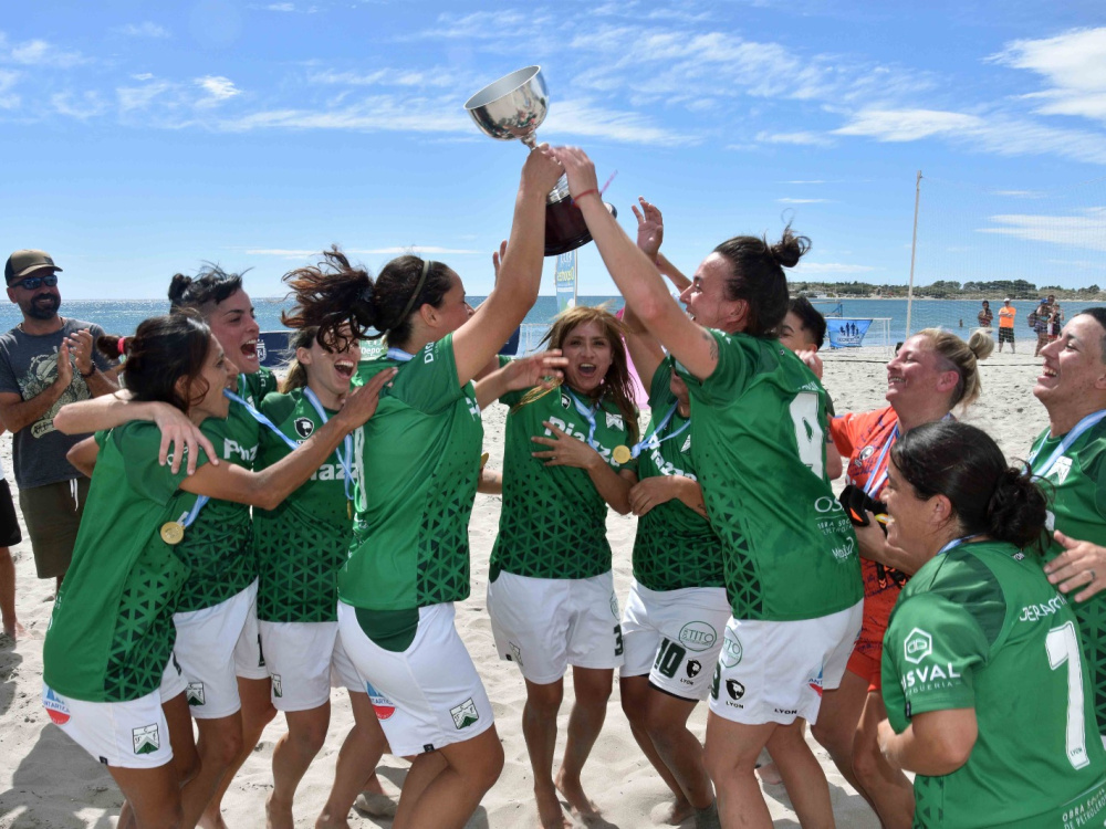 Ferro Carril Oeste gritó campeón en el Torneo Femenino de Fútbol Playa