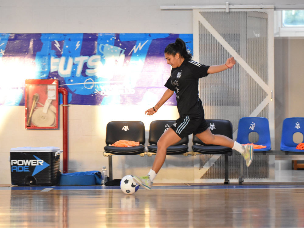 La Selección Femenina de Futsal completó la semana de trabajo en el Predio de Ezeiza