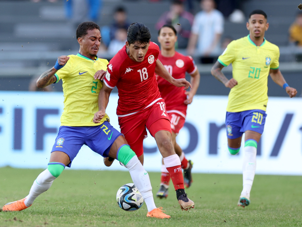 Brasil venció a Túnez 4 a 1 en La Plata y jugará los cuartos de final