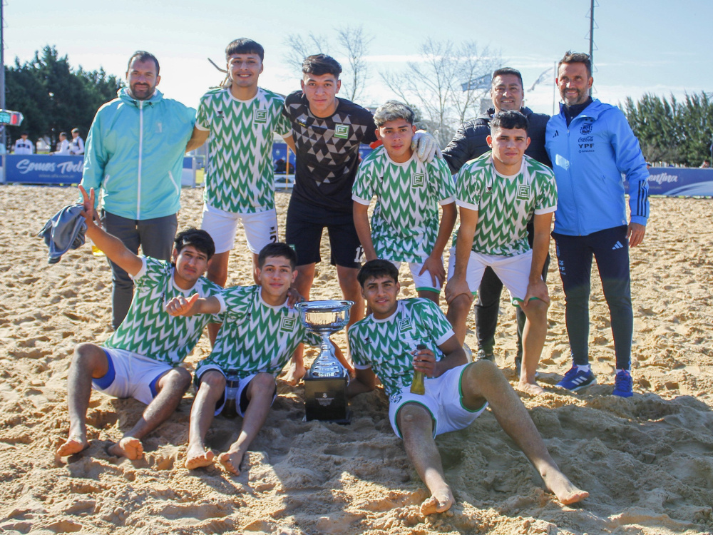 Catamarca se quedó con la Copa de Plata del Torneo Sub19 de Fútbol Playa para Selecciones de Ligas