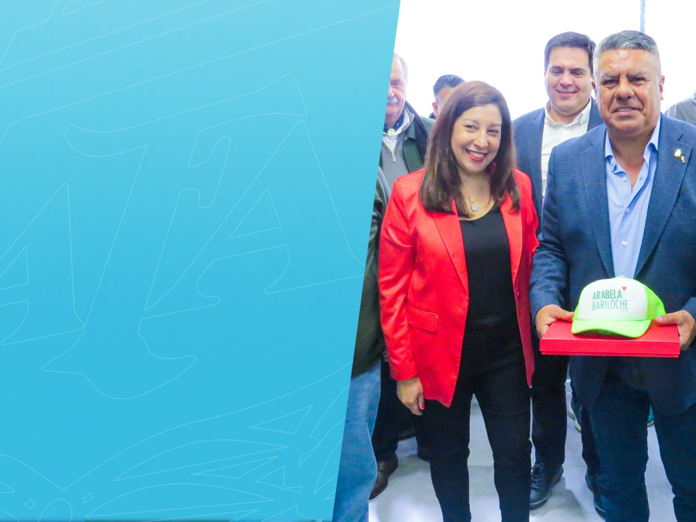 Claudio Tapia se reunió con Arabela Carreras, gobernadora de Río Negro