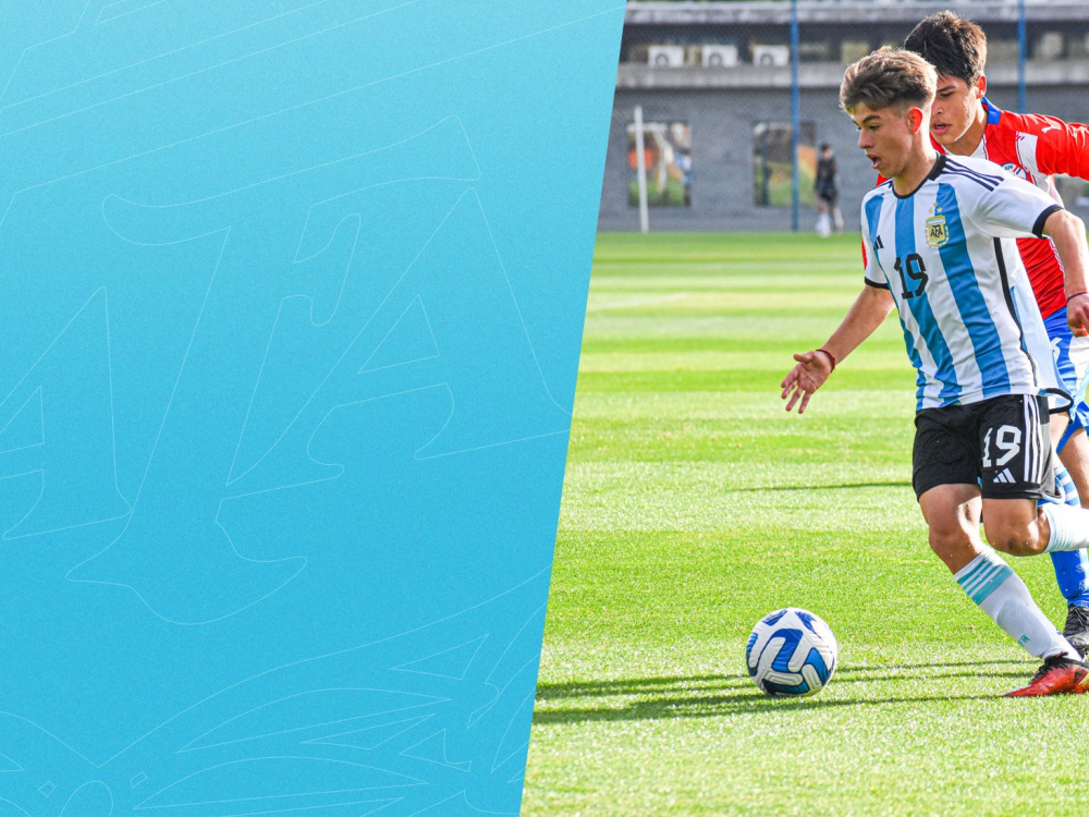Sub 15: Argentina derrotó 6-0 a Paraguay en Ezeiza