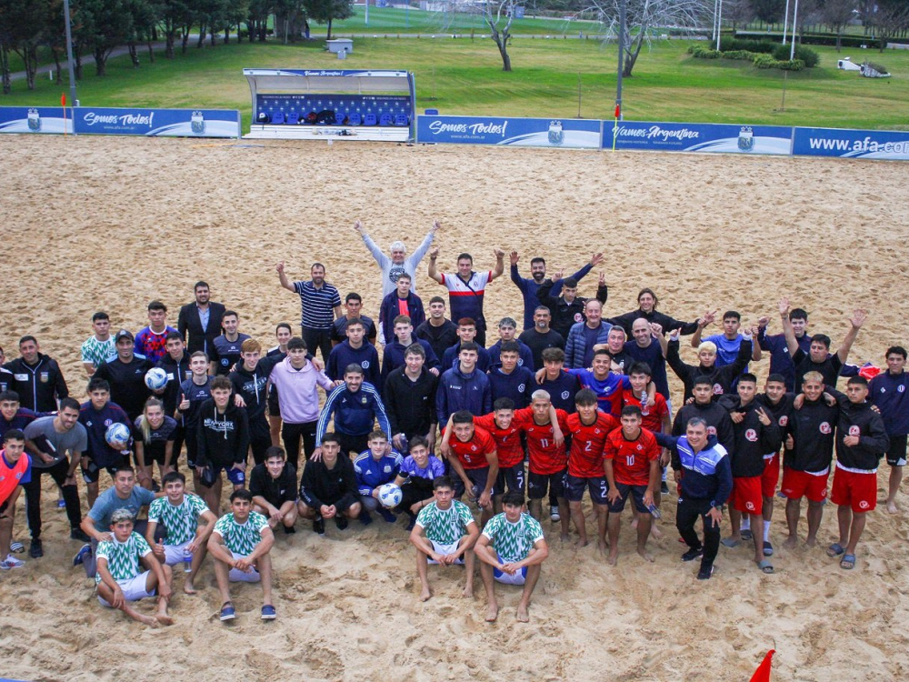 Se completó la primera jornada del Torneo Nacional Sub19 de Fútbol Playa de Selecciones de Ligas