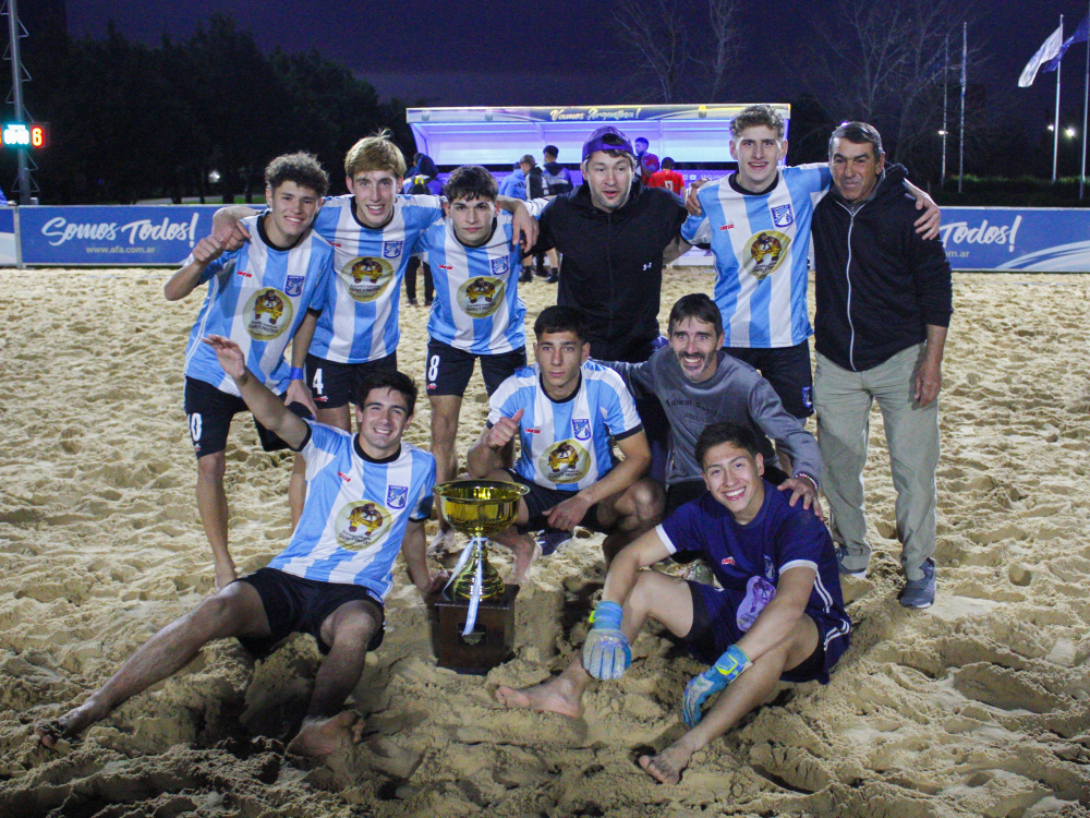 Lobos es el campeón de la Copa de Oro del Torneo Nacional Sub19 de Fútbol Playa de Selecciones de Ligas