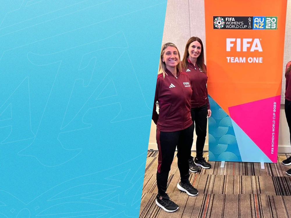 Debutó el equipo arbitral argentino