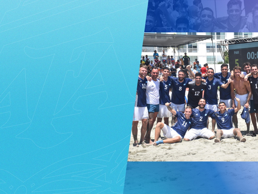 Fútbol playa: Argentina derrotó 6-5 a Paraguay y se quedó con la medalla de bronce
