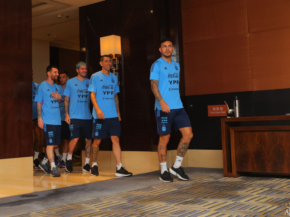 Primer día de trabajo de la Selección en Beijing 