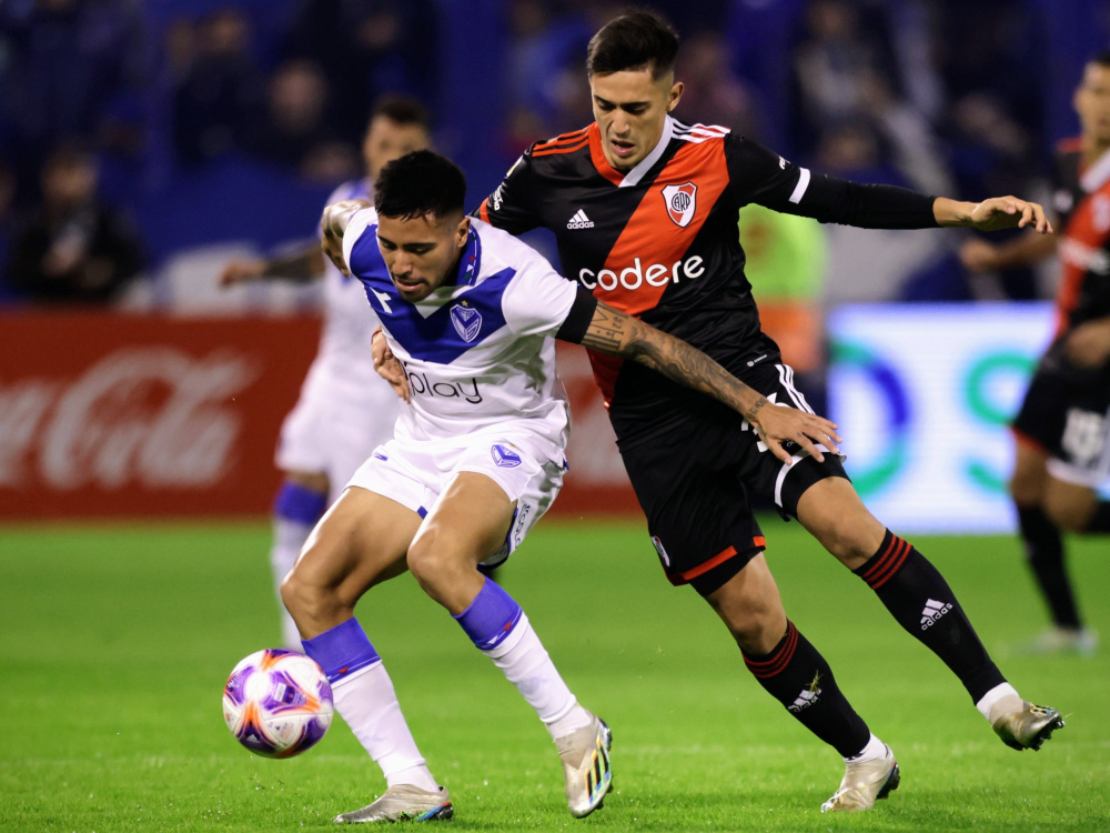 Vélez y River igualaron 2-2 en el cierre de la fecha