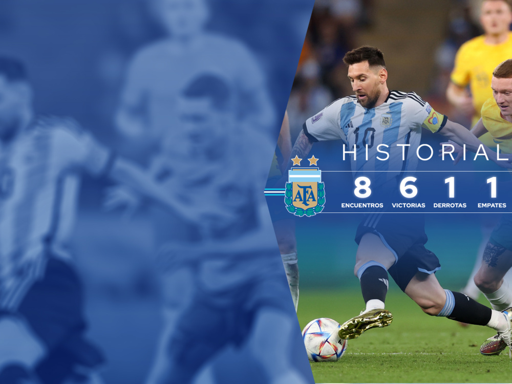 Historial de enfrentamientos entre la Selección Argentina y Australia
