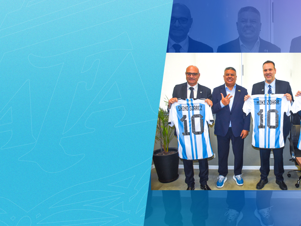 Reunión protocolar en Ezeiza