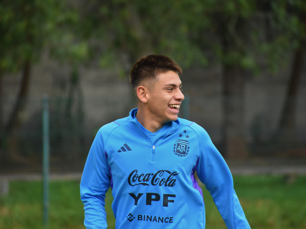 Sub 17: en la previa del encuentro ante Venezuela, Argentina se entrenó en Quito