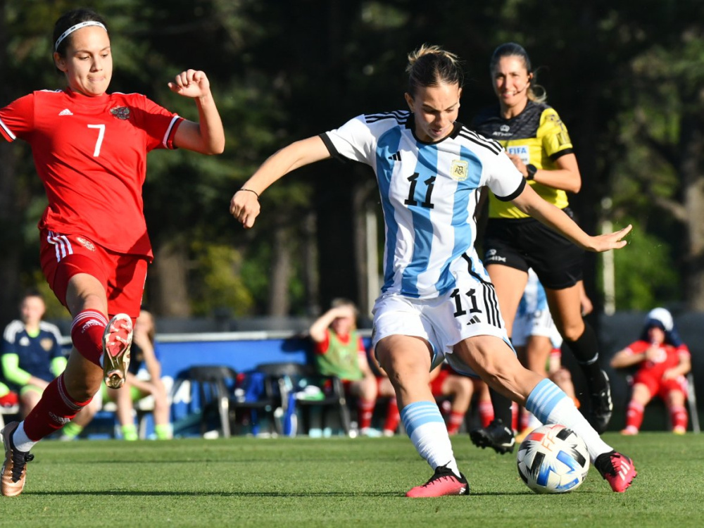 La Selección Femenina Sub 20 enfrentó a Rusia