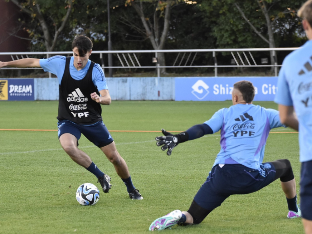 La Selección Sub 23 entrenó en Shizuoka de cara al segundo partido con Japón