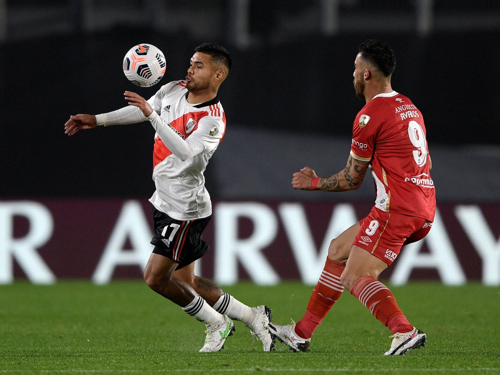 River y Argentinos empataron 1-1 en el Monumental