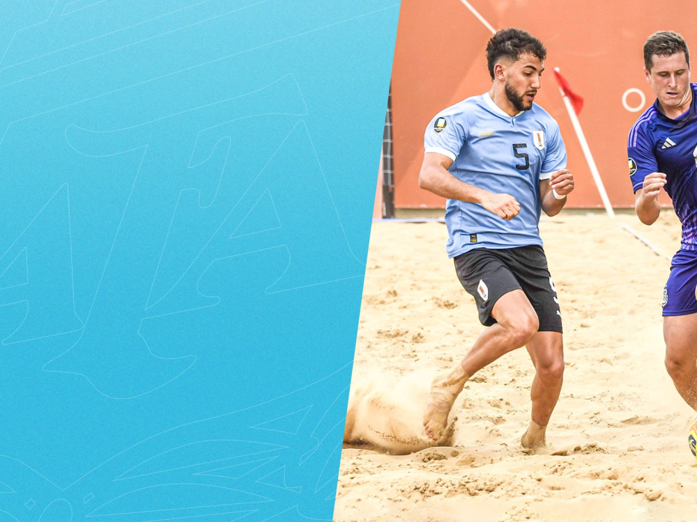 Liga Evolución de Fútbol Playa: derrota de Argentina ante Uruguay en la inauguración del torneo
