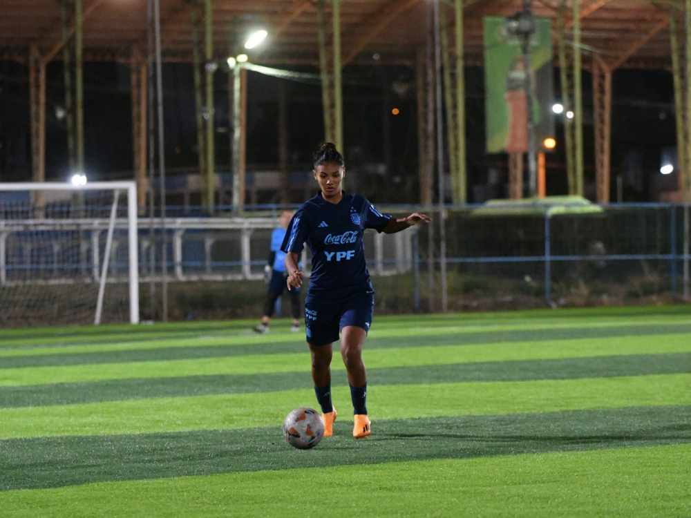 La Selección entrenó en la previa al partido con Ecuador