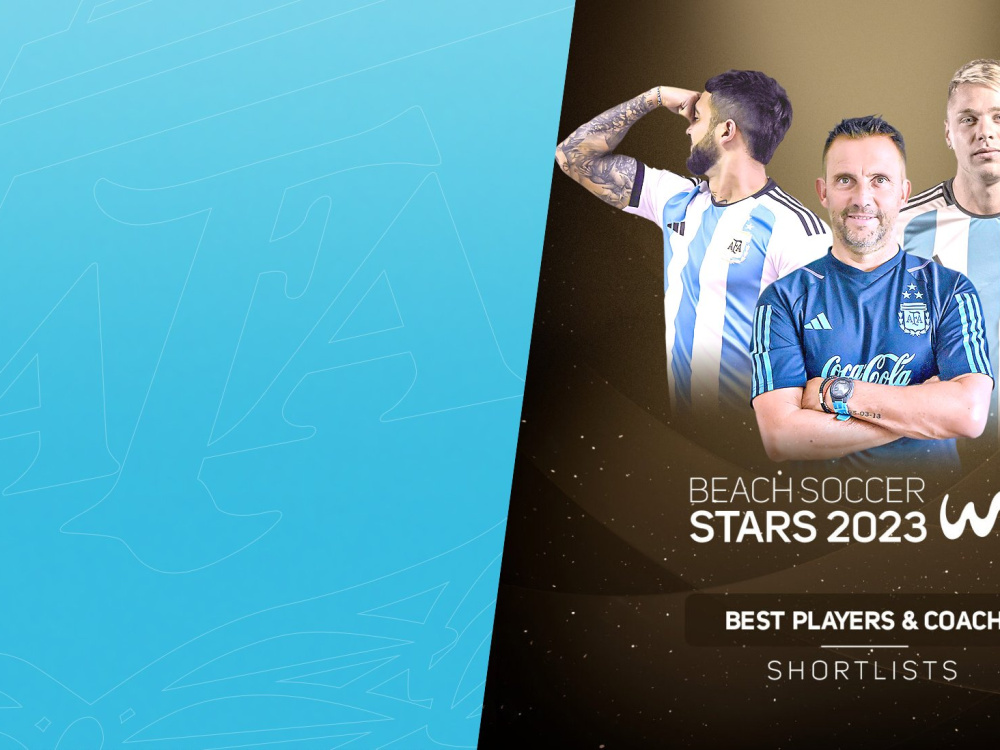 Beach Soccer anunció las nominaciones a los Premios Estrellas del Fútbol Playa 2023