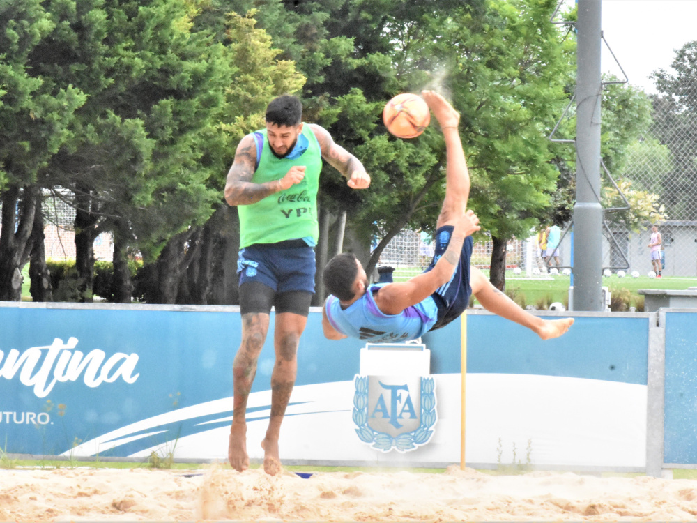 La Selección de Playa comenzó otro microciclo de preparación para la Copa del Mundo