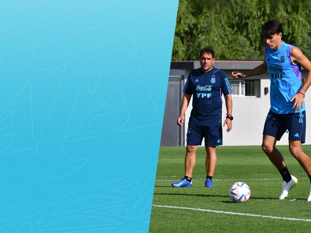 Sub 23: nueva práctica en el predio Lionel Messi