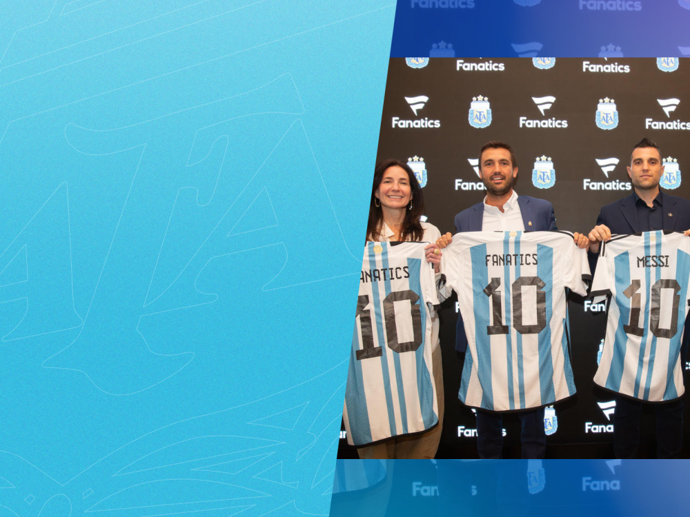 La Asociación del Fútbol Argentino y Fanatics celebran en Nueva York el lanzamiento de su acuerdo comercial