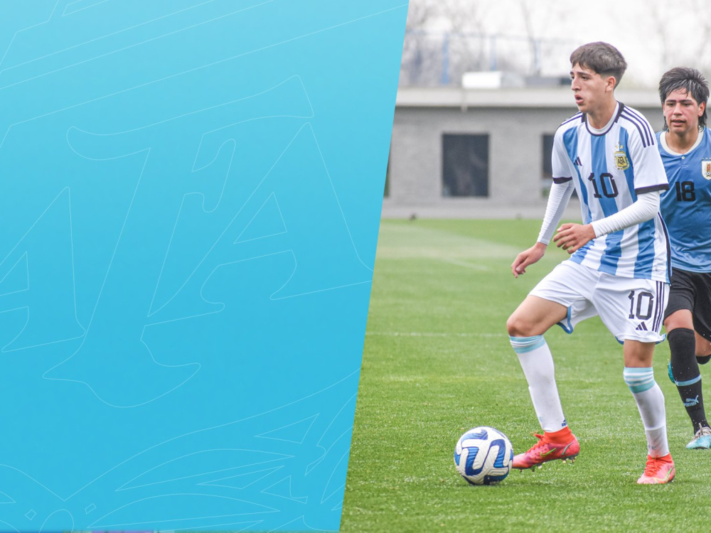 Sub 15: Argentina igualó 1-1 ante Uruguay