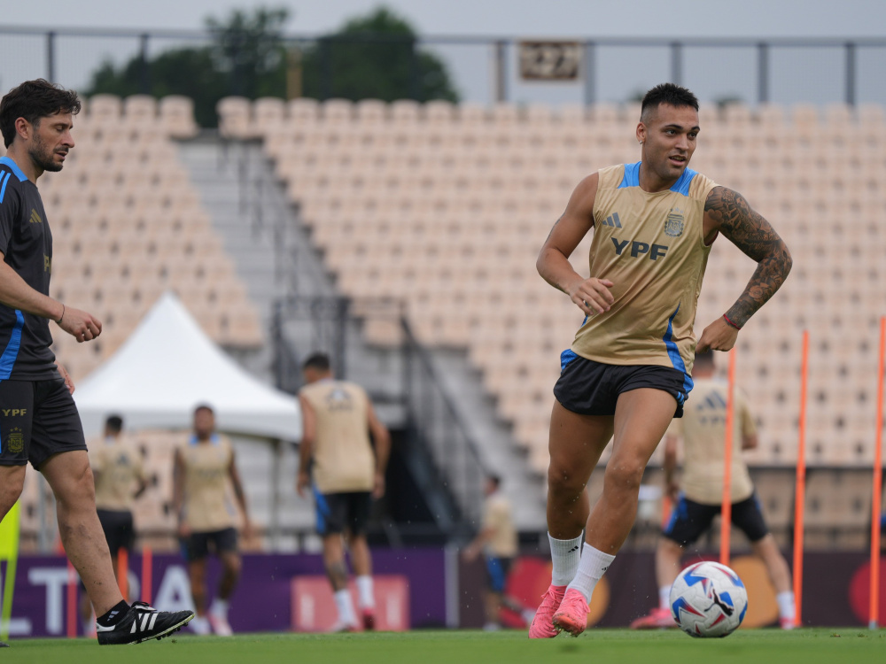 Primer entrenamiento en Atlanta, de cara al debut en la Copa América 2024