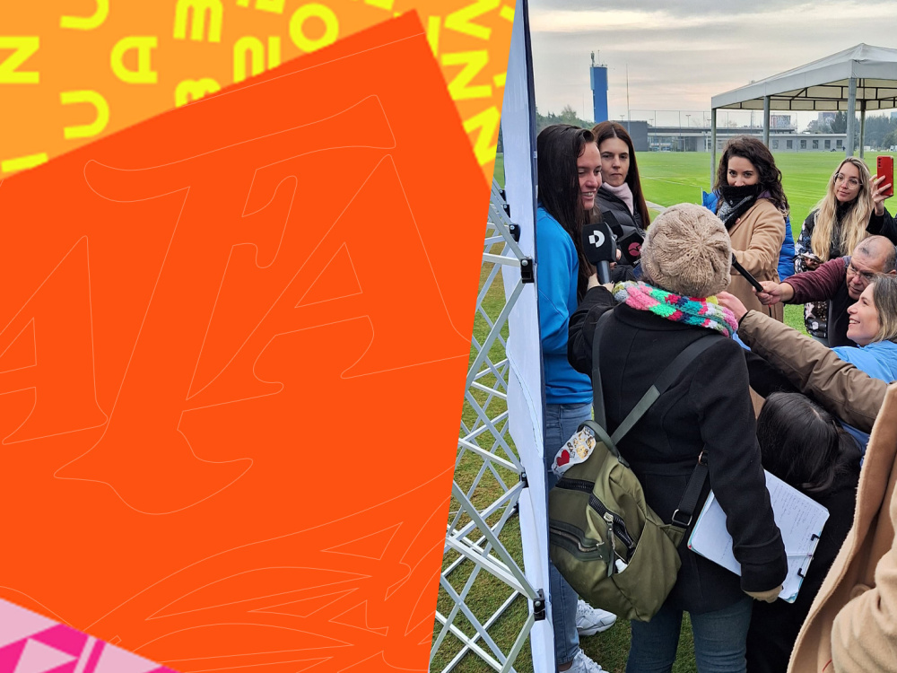 Las jugadoras de la Selección Femenina dialogaron con los medios