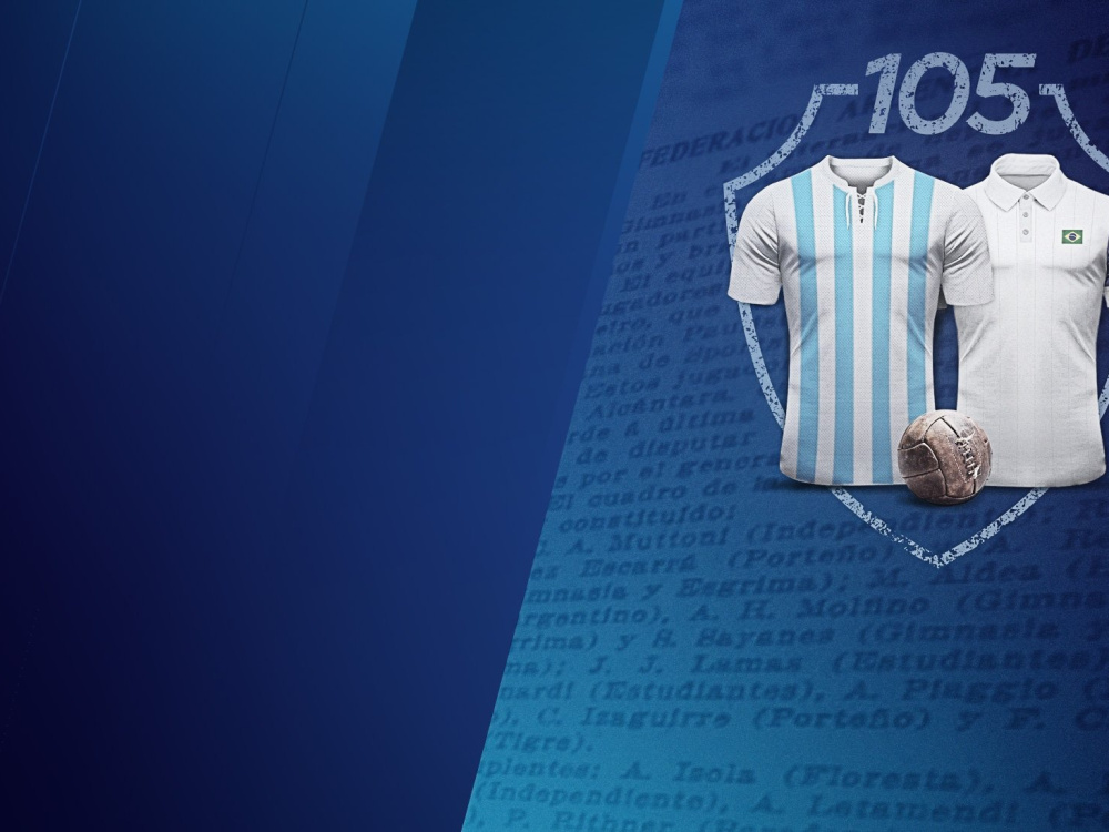 Hoy se cumplen 105 años del primer clásico entre Argentina y Brasil
