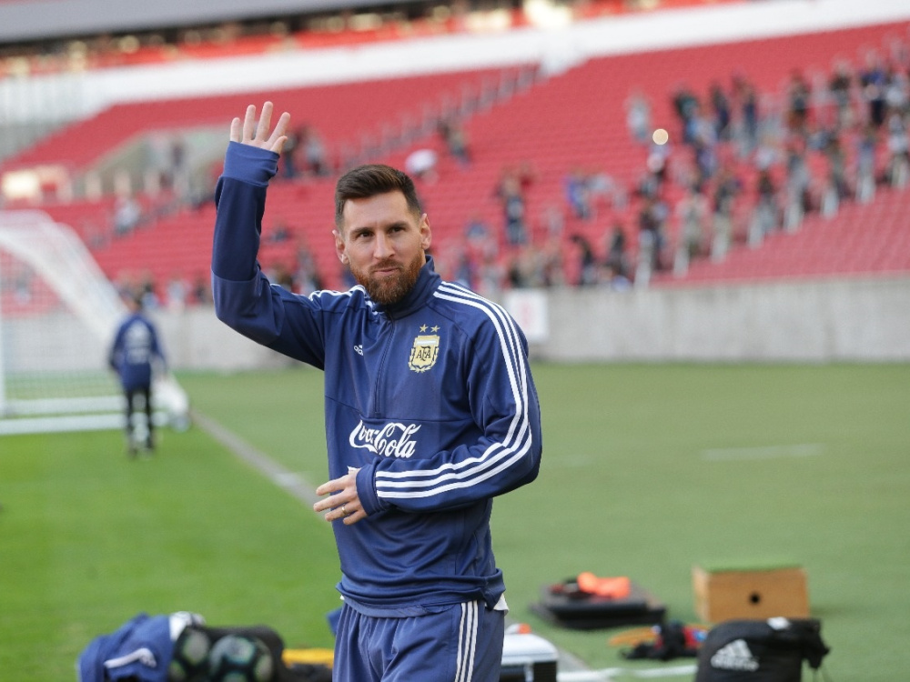 Último entrenamiento antes de enfrentar a Qatar