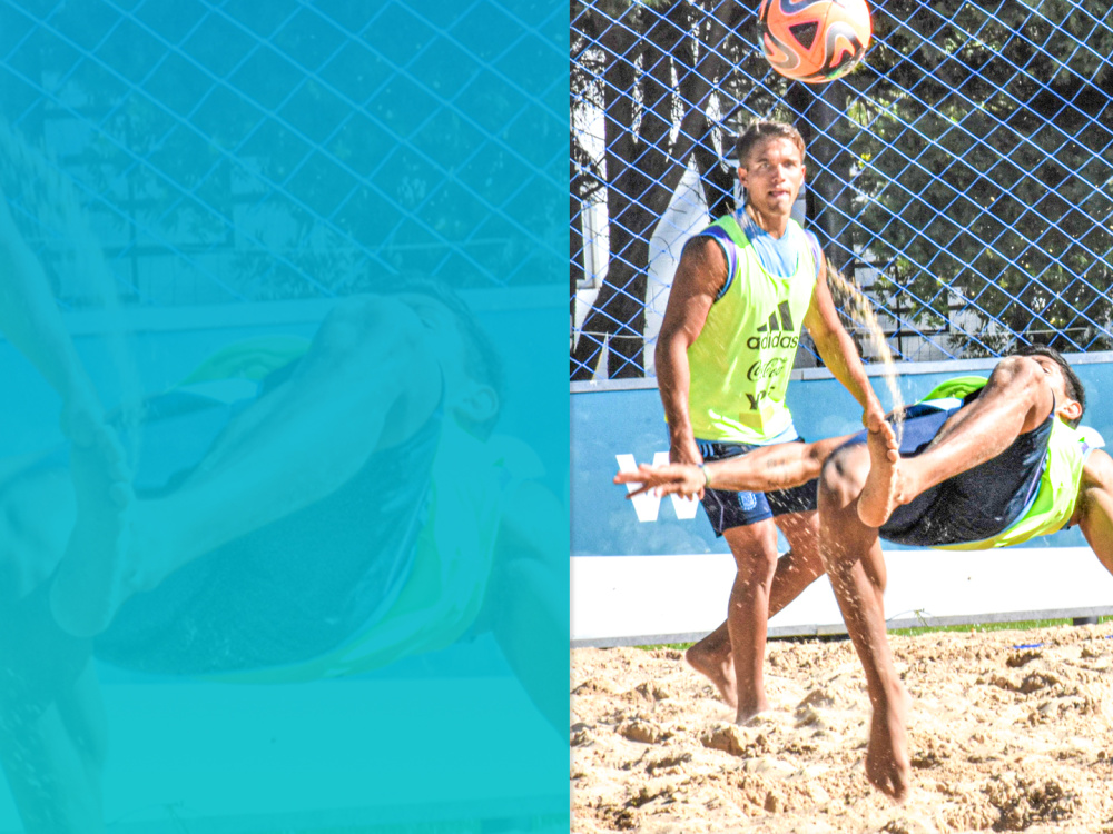 Las preselecciones de Fútbol Playa completaron su microciclo