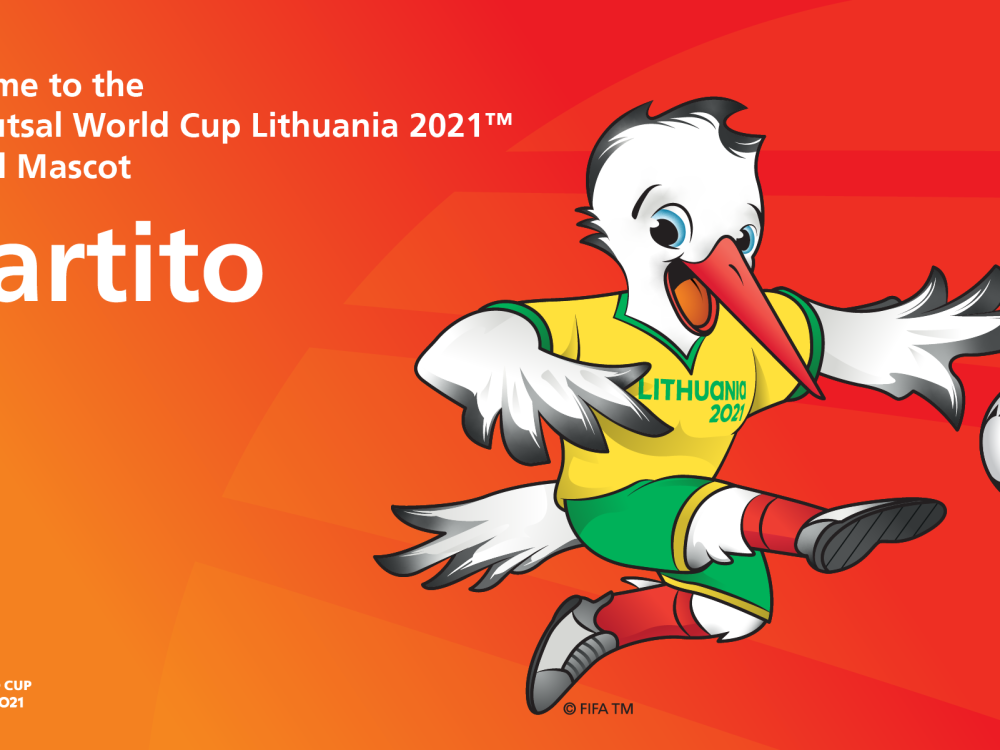 Se presentó la mascota oficial de la Copa Mundial de Futsal Lituania 2021