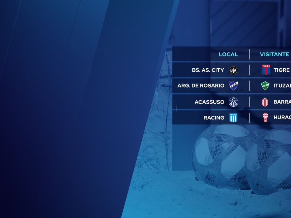 Fútbol Playa: el domingo arrancan los playoffs por el título