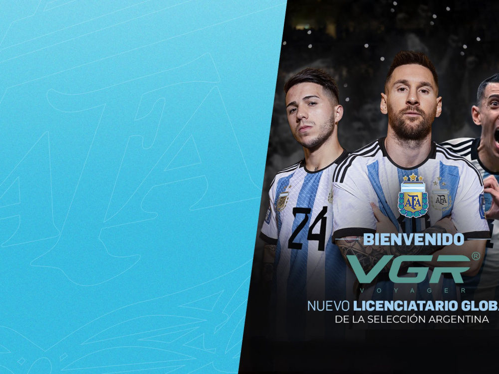 La AFA presenta a VGR como Licenciatario Oficial de la Selección Argentina