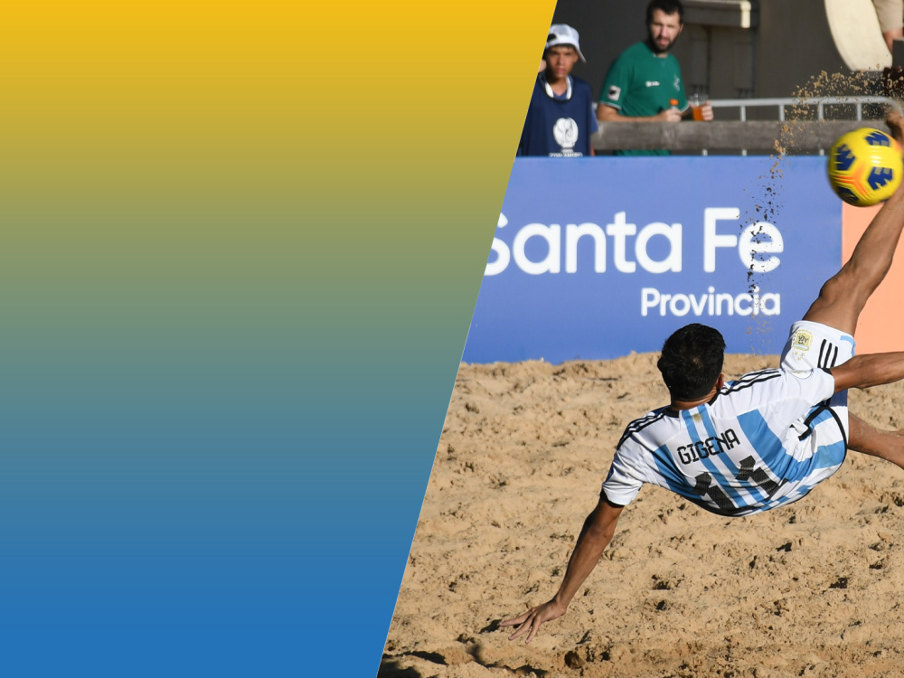 Argentina venció a Ecuador por la segunda fecha de la Copa América de Fútbol Playa