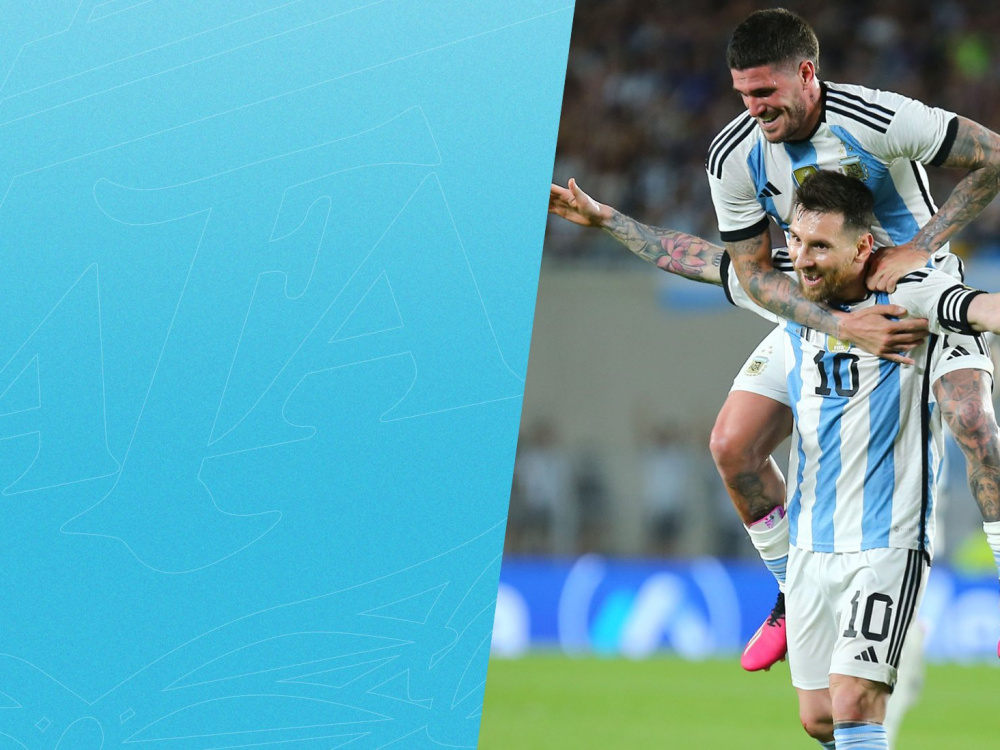 Festejo victorioso de la Selección para celebrar la tercera estrella que alumbra al bendito Fútbol Argentino