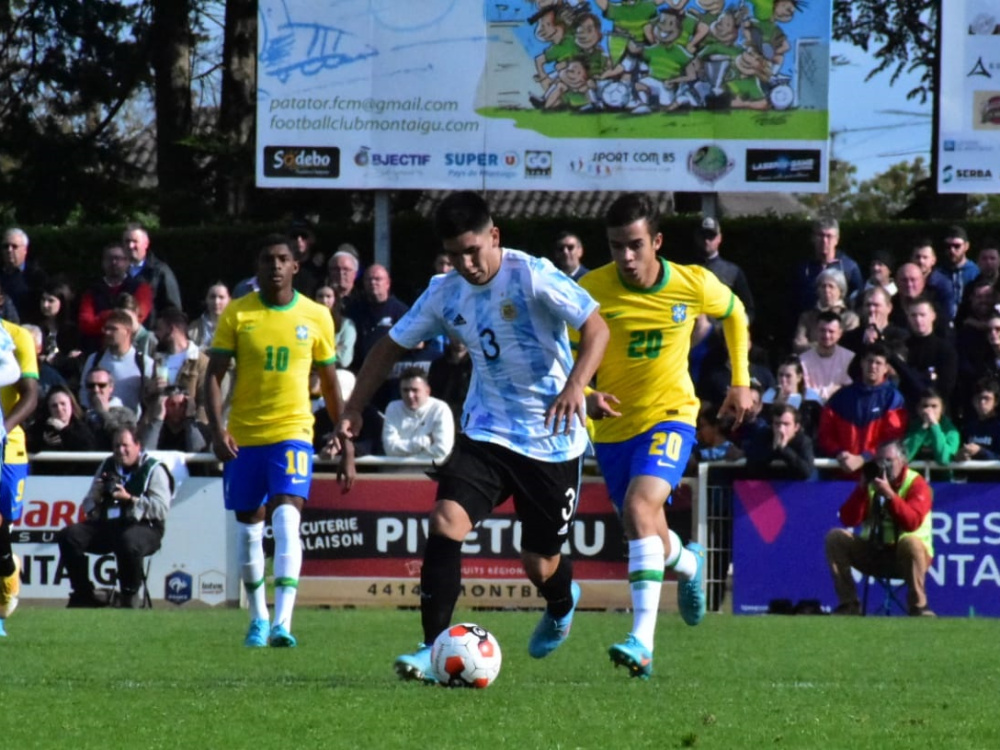 Sub 17: Argentina perdió 2-1 ante Brasil y quedó segunda en Montaigu